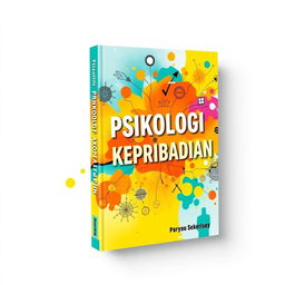 A vibrant and eye-catching book cover for a personality psychology book