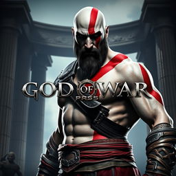 A high-resolution 1920x1080 thumbnail featuring Kratos from God of War 3, showcasing his muscular build and iconic red tattoo