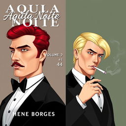 a realistic book cover for "Aquela Noite: Querido Vitor Volume 4" written by Hene Borges