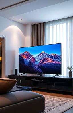 A modern, sleek Q60D television set, featuring a thin bezel design