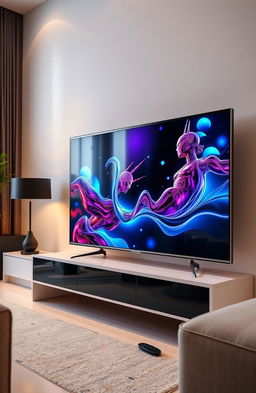 A modern, sleek Q60D television set, featuring a thin bezel design