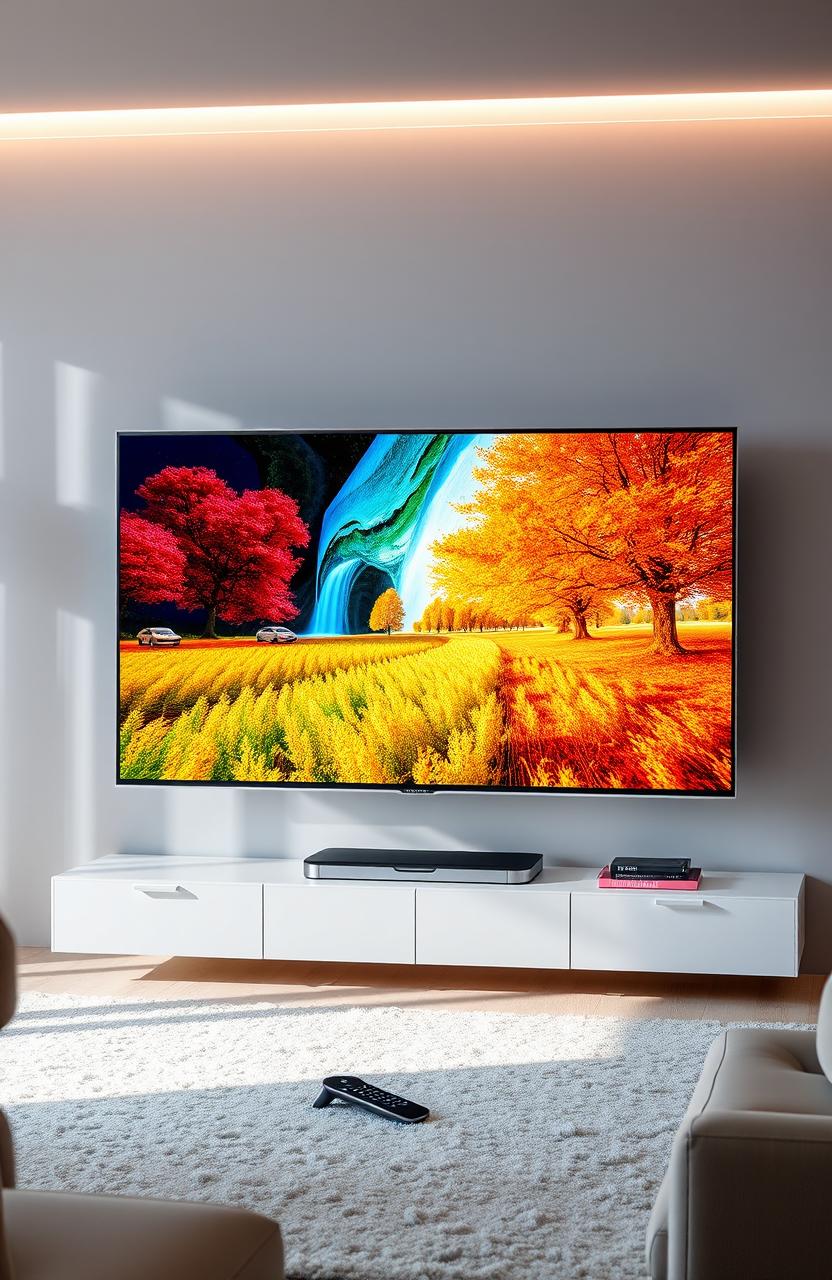 A modern, sleek Q60D television set, featuring a thin bezel design