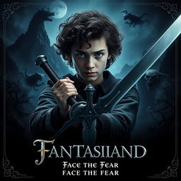 A mystical horror teaser poster for a fantasy movie set in Fantasyland