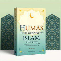 A book cover design for "Humas dalam Pandangan Islam"