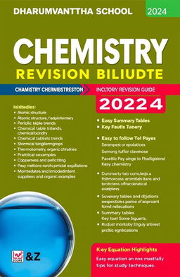 A detailed chemistry revision guide for 2024, tailored specifically for Dharumavantha School