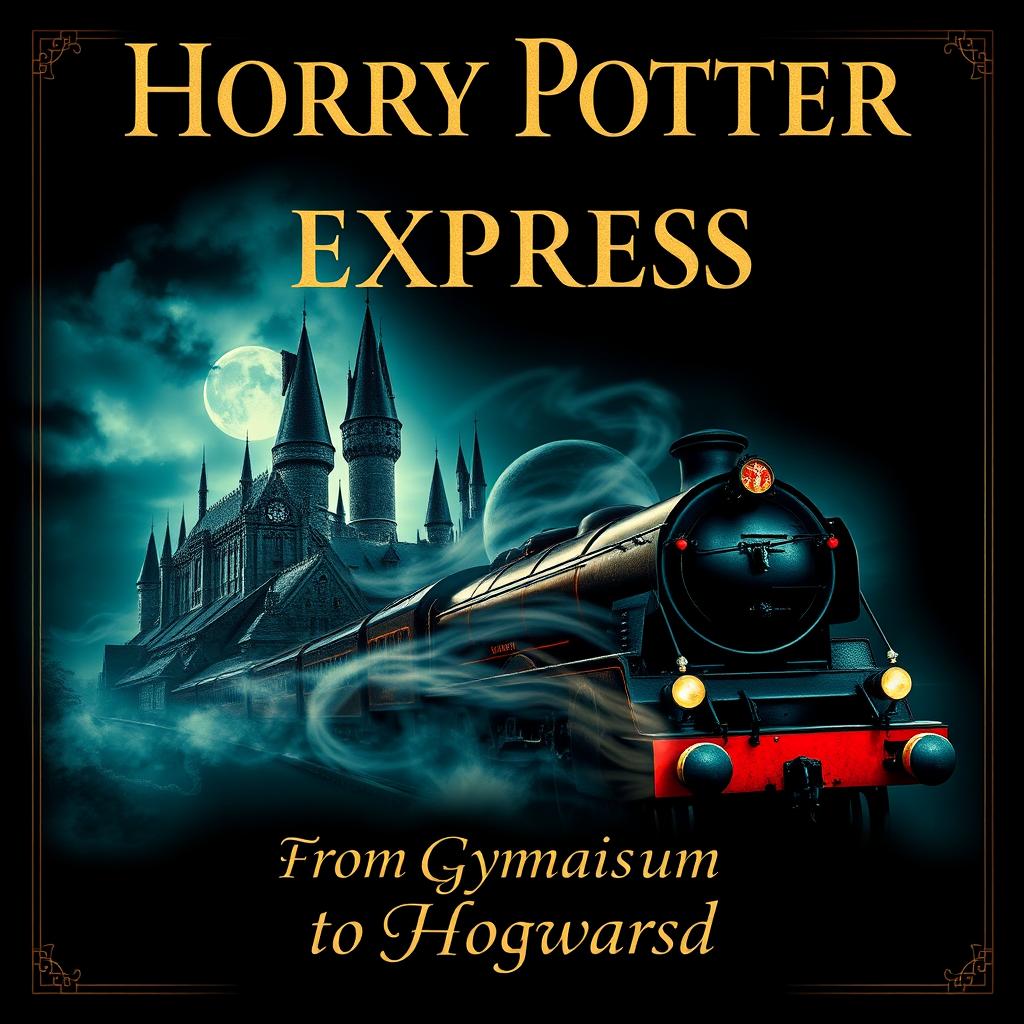 A poster styled in the enchanting and mystical theme of Harry Potter