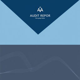 A professional and sleek cover for an audit report