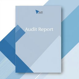 A professional and sleek cover for an audit report