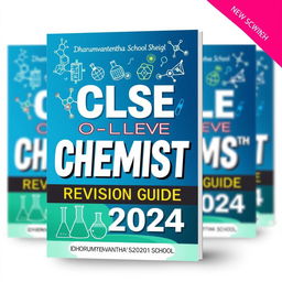 A comprehensive and visually engaging IGCSE O Level Chemistry Revision Guide for the year 2024, specifically tailored for Dharumavantha School