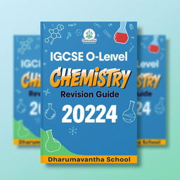 A comprehensive and visually engaging IGCSE O Level Chemistry Revision Guide for the year 2024, specifically tailored for Dharumavantha School