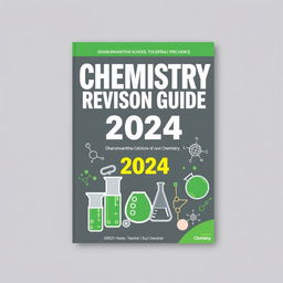 A chemistry revision guide cover for the year 2024, specifically tailored for IGCSE and O Level Chemistry