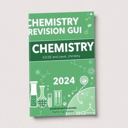 A chemistry revision guide cover for the year 2024, specifically tailored for IGCSE and O Level Chemistry