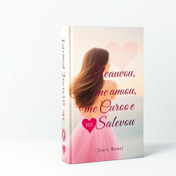 design a captivating book cover titled "Ele me Amou, me Curou e me Salvou"