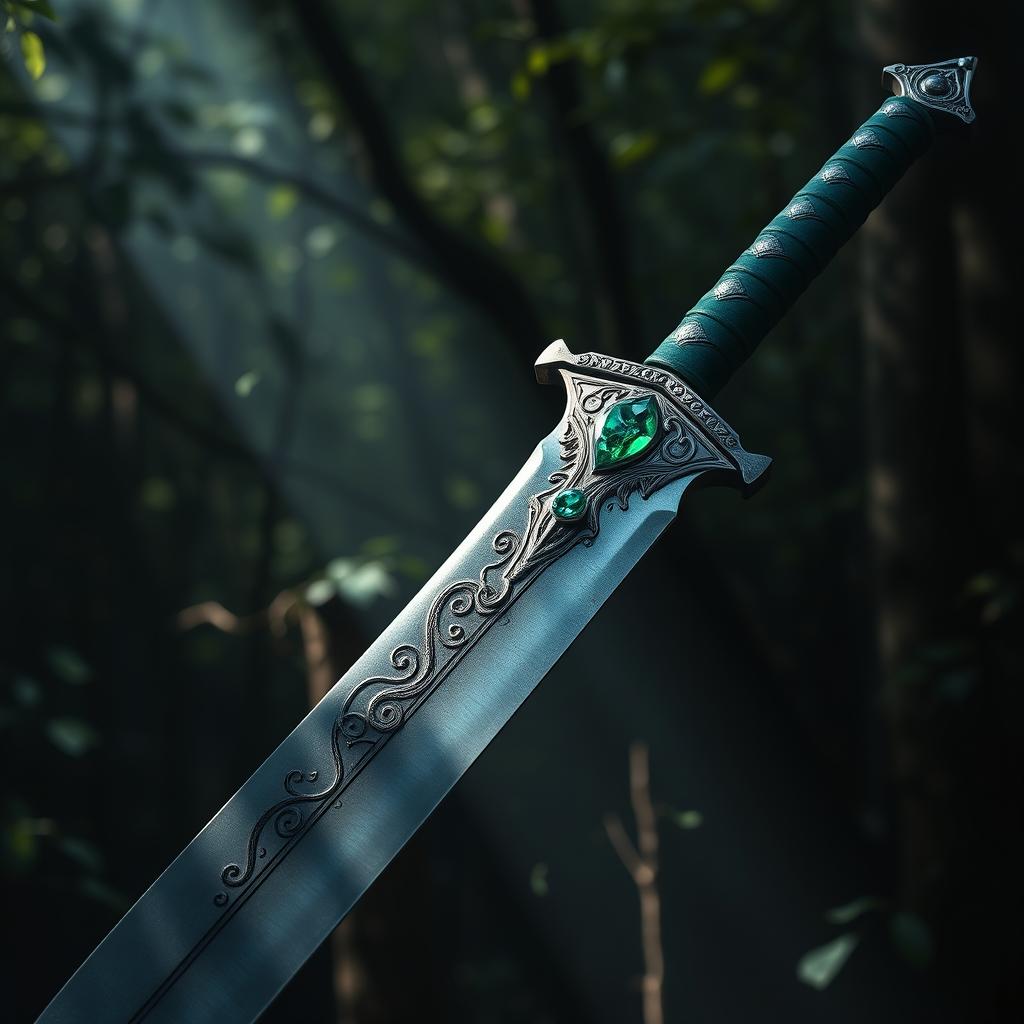 A legendary sword crafted by a god of poison, possessing a realistic and sinister allure