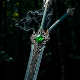 A legendary sword crafted by a god of poison, possessing a realistic and sinister allure