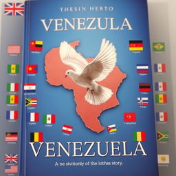 A captivating book cover featuring the map of Venezuela