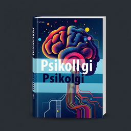 A modern and eye-catching book cover for a psychology book