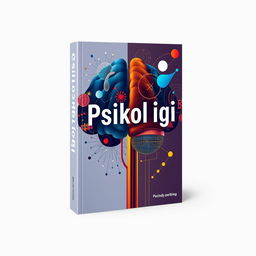 A modern and eye-catching book cover for a psychology book