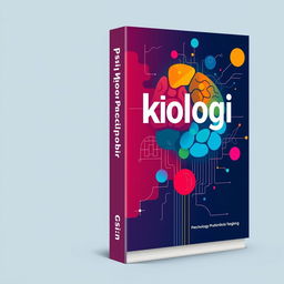 A modern and eye-catching book cover for a psychology book