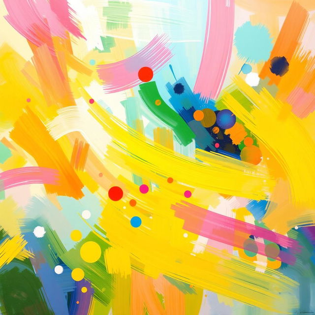 An abstract artistic portrayal focusing on vibrant colors and fluid forms to evoke a sense of movement and emotion