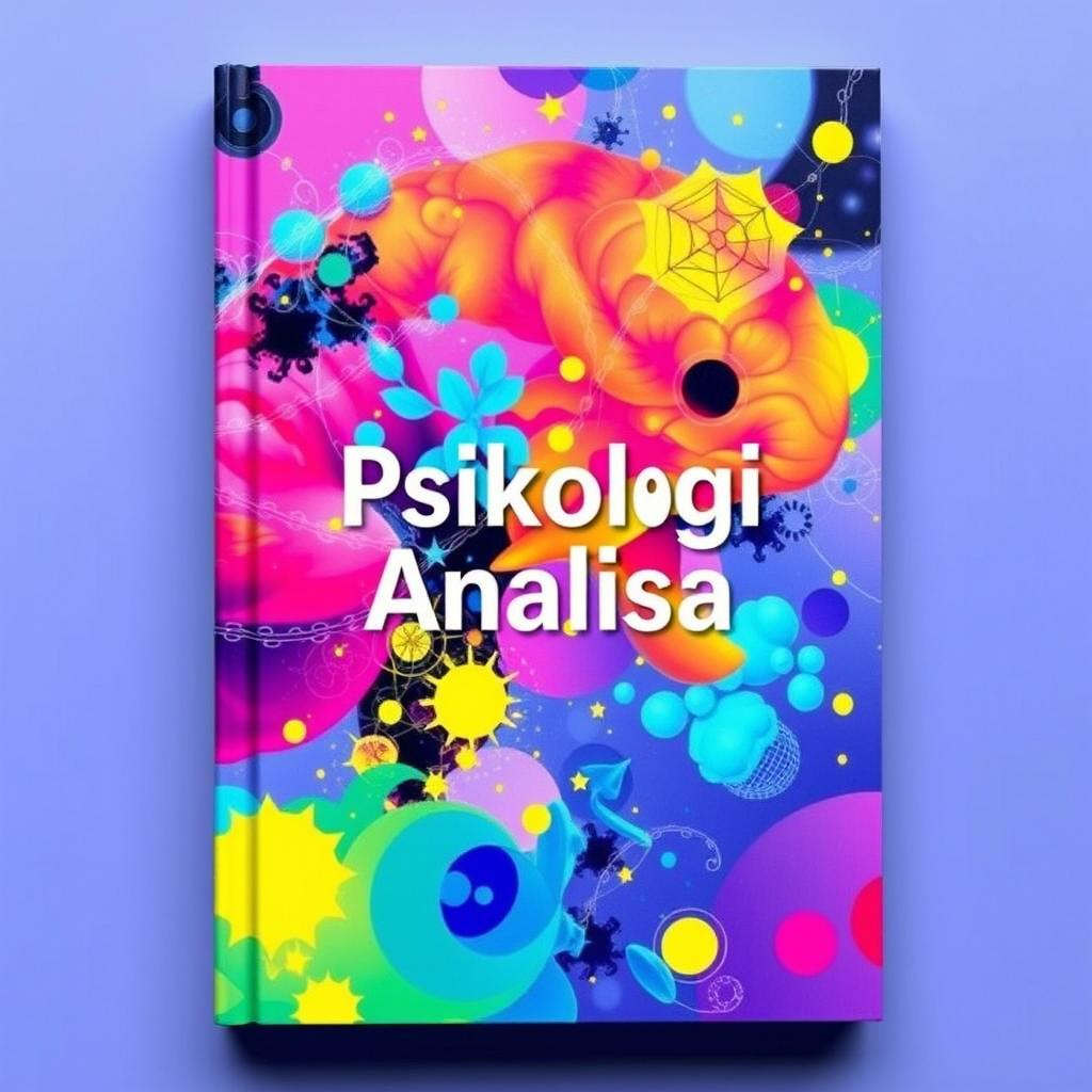 A bright and captivating book cover for a psychology analysis book