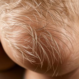 close-up image of a hairy buttock with exaggerated emphasis on the hair texture and pattern