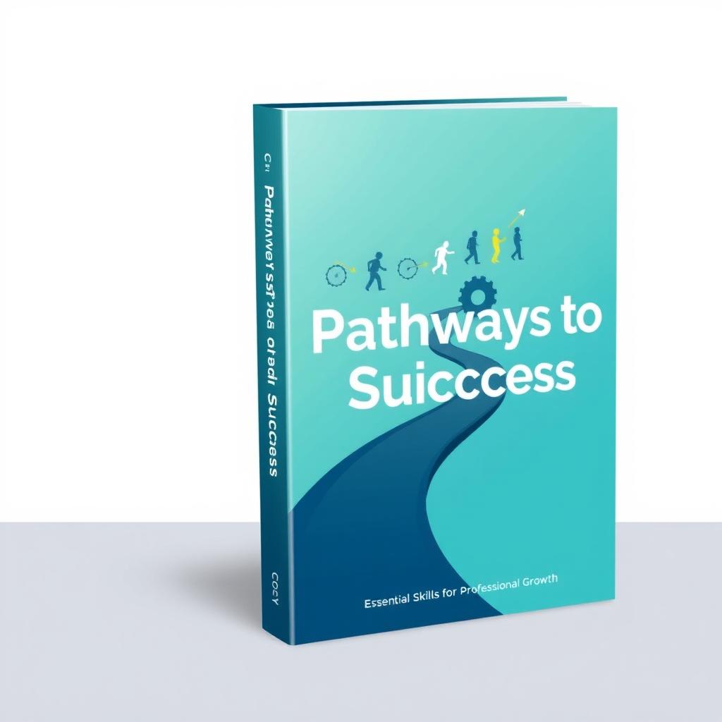 A vector book cover design for a professional development guide