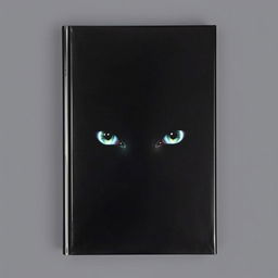 A captivating book cover featuring a completely dark background