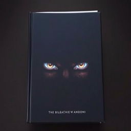 A captivating book cover featuring a completely dark background