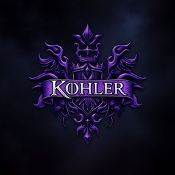 A striking and unique emblem inspired by "Game of Thrones", bearing the name "Kohler" as the central focal point