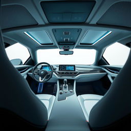 An updated BMW i8 interior, heavily inspired by the latest Chinese EVs from brands such as IM Zhiji, Geely Galaxy, Avatr, Xiaomi, and HiPhi