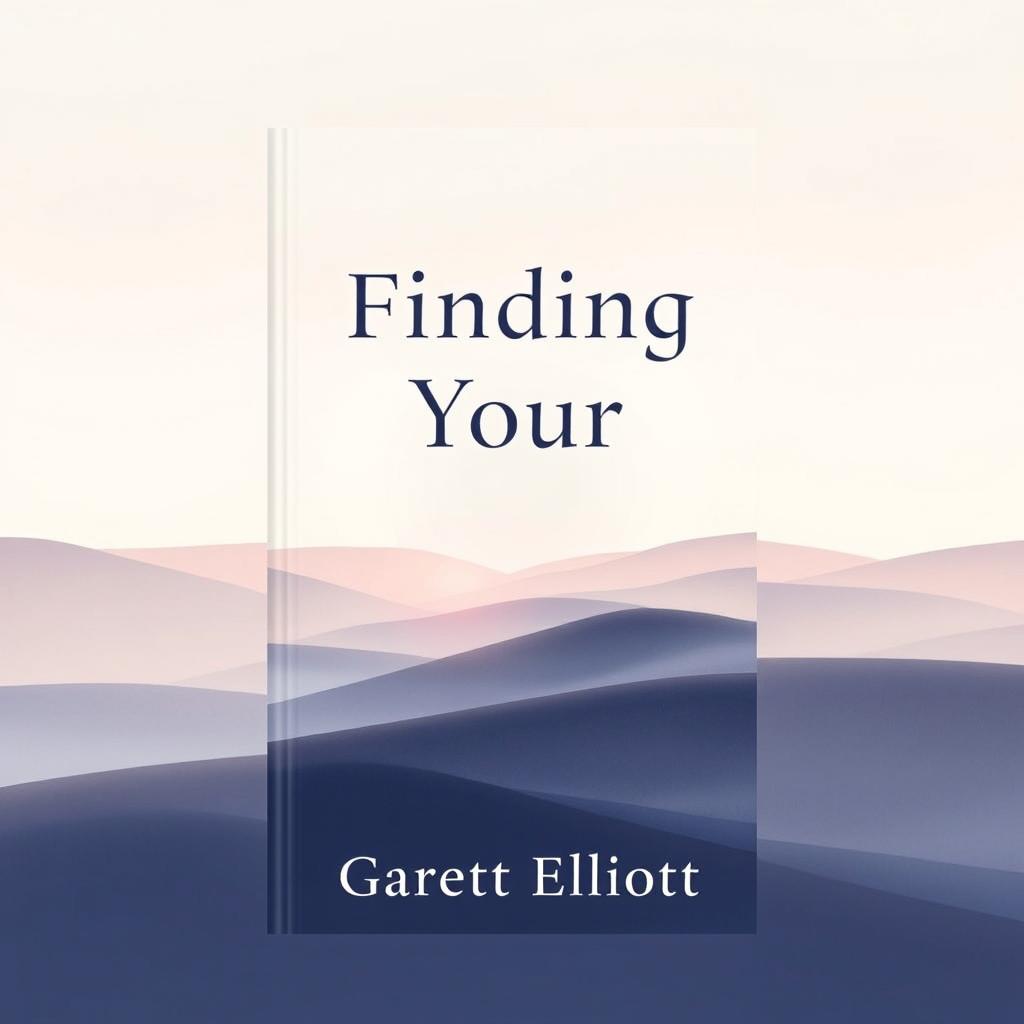 A captivating book cover design for "Finding Your Centre" by Garett Elliott