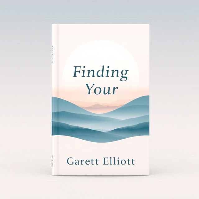 A captivating book cover design for "Finding Your Centre" by Garett Elliott