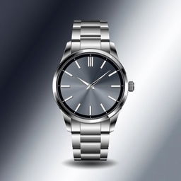 A stylish and elegant wristwatch design featuring a sophisticated background