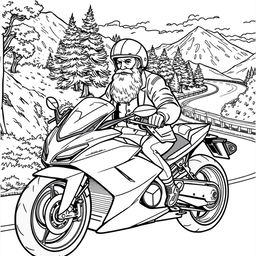 Charles Darwin depicted riding a sleek, modern motorcycle, his traditional Victorian attire contrasting with the contemporary design of the bike