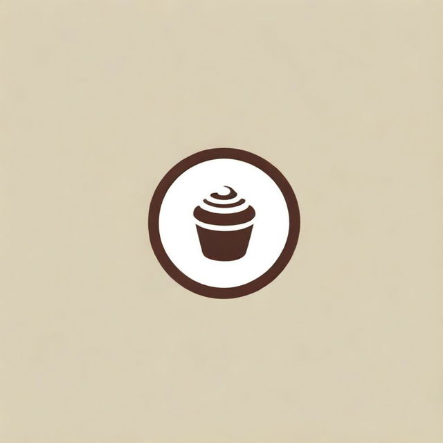 A modern and minimalist logo for a restaurant that balances its identity as both a bakery and café. Please retain elements of the original logo incorporating a circle, texts, and European American Bakery Cafe theme while expressing a predominantly café appearance.