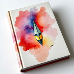 A hardcover book with an intricate watercolor painting on its cover, featuring a detailed and artistic depiction of a drill point