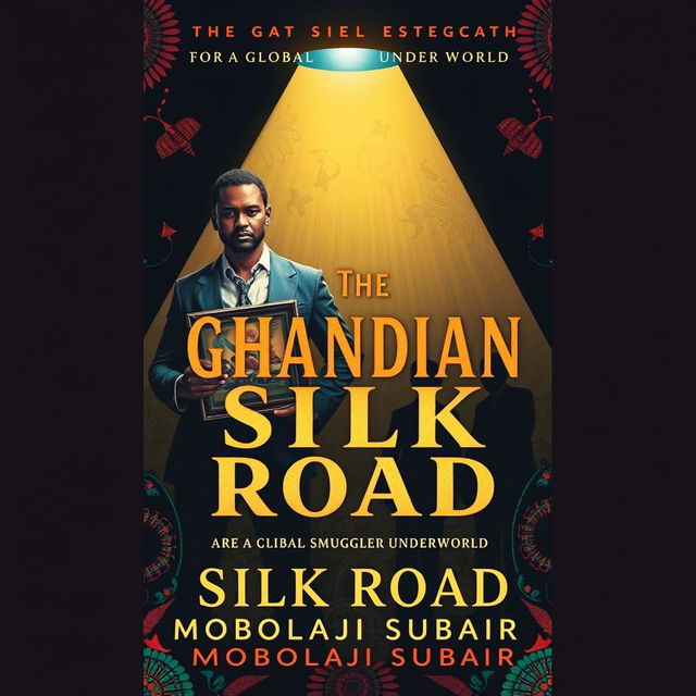 Cover design for the book 'The Ghanaian Silk Road' by author Mobolaji Subair