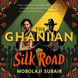 Cover design for the book 'The Ghanaian Silk Road' by author Mobolaji Subair