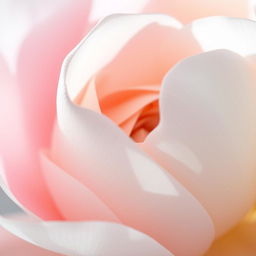 a close-up artistic representation of a flower with soft, delicate petals gently closed, evoking the subtle beauty of natural forms