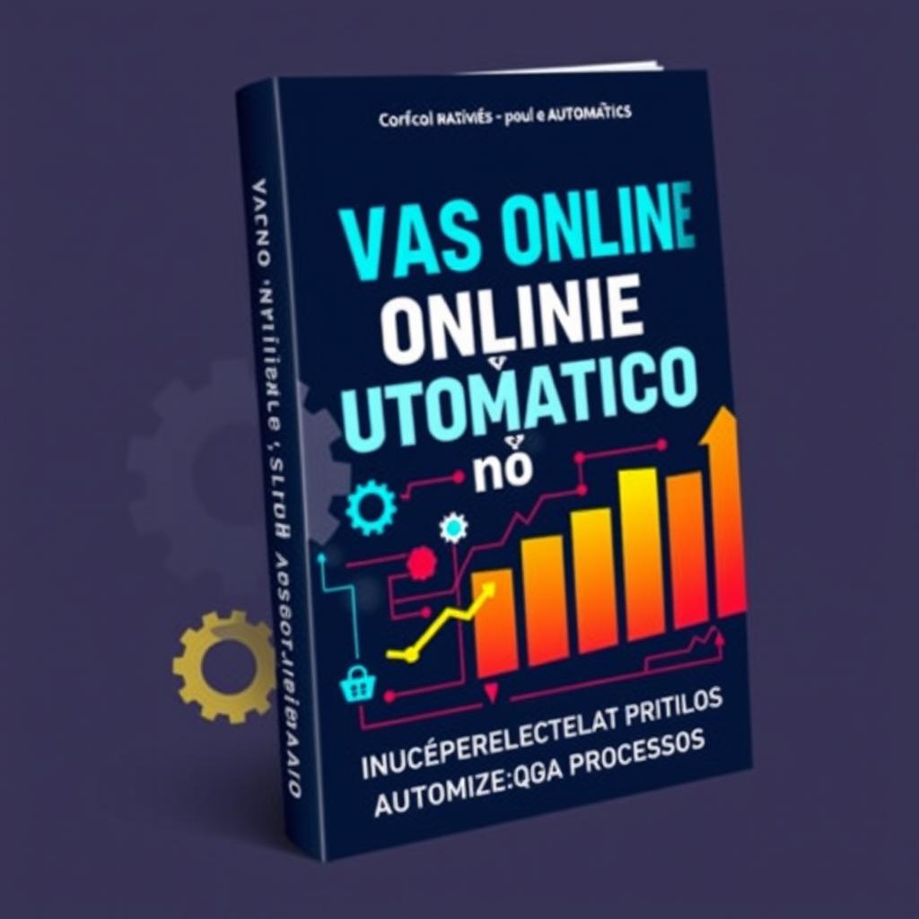 An attractive eBook cover for "Vendas Online no Automático: Como Aumentar Lucros Automatizando Processos"