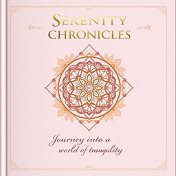 A captivating and artistic cover page with an elegant and sophisticated design