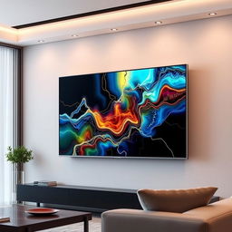 A sleek and elegant portrait of the Hisense 75U9G television, showcased in a modern living room setting