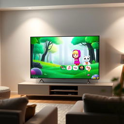 A sleek and elegant portrait of the Hisense 75U9G television in a modern living room