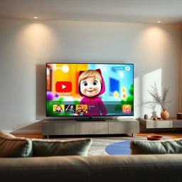 A sleek and elegant portrait of the Hisense 75U9G television in a modern living room setting