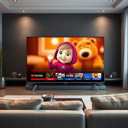 A sleek and elegant portrait of the Hisense 75U9G television in a modern living room setting