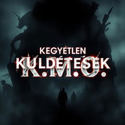 A dramatic poster for "Kegyetlen Küldetések: K