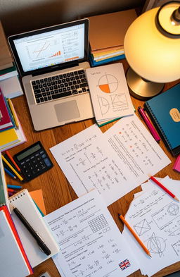 Mathematics assignment setup with various essential elements to complete the task effectively