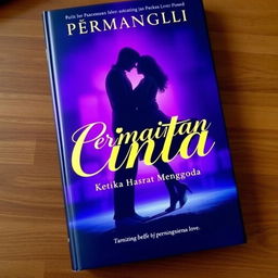 A romance book cover for "Permainan Cinta: Ketika Hasrat Menggoda"