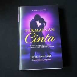 A romance book cover for "Permainan Cinta: Ketika Hasrat Menggoda"